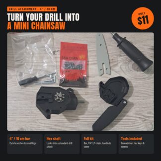 topway 4 inch chain saw drill attachement (105427) محول مقدح لمنشار