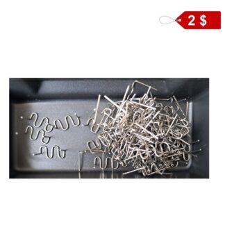 100 pcs deepwave zigzag 8mm car bumper stapples (454136)