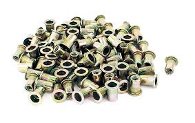 100 pcs metal nuts 4mm