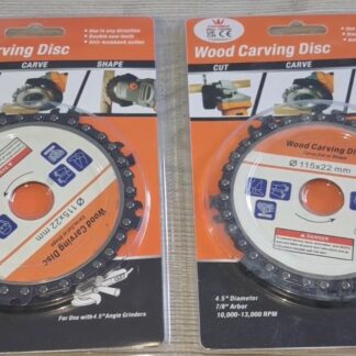 2pcs wood chain disc 115mm