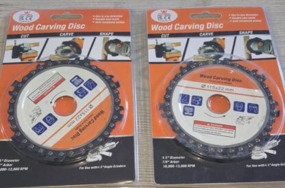 2pcs wood chain disc 115mm