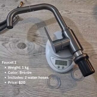 Faucet1 sink bronze color