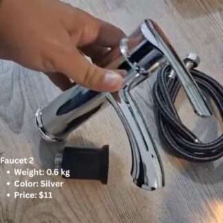 Faucet2 sink silver color