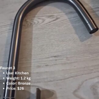 Faucet3 kitchen bronze color
