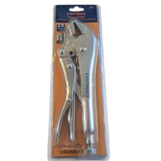 topway locking plier vice grip 10" straight jaws (417207)