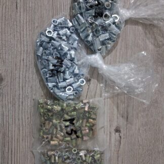 30 pcs metal nuts 4mm & 30 pcs metal nuts 5mm & 20 pcs metal nuts 6mm & 20 pcs metal nuts 8mm