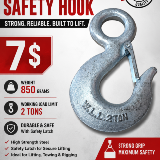Heavy duty safety hook 2tons 850 grams