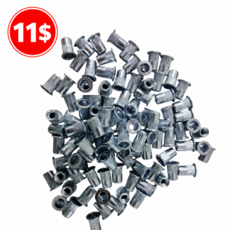 50pcs 6mm nut & 50pcs 8mm nut