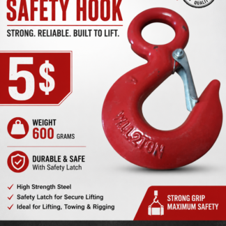 Heavy duty safety hook 2tons 600 grams