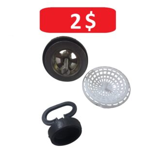 Sink stainless basket strainer 60mm hole waste kit